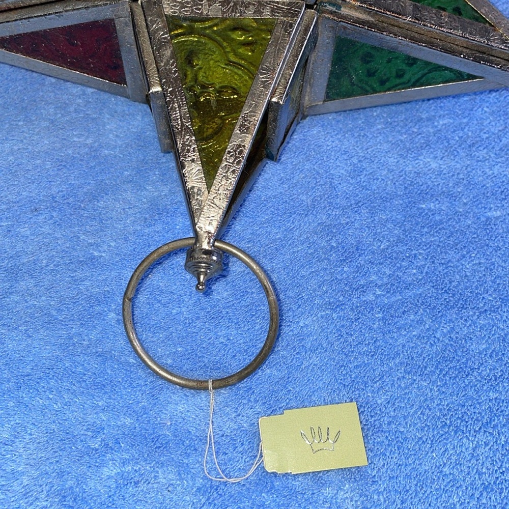 NWT Mediterranean Interior Glass Tea light Holder. - Picture 4 of 5